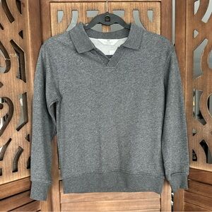 H&M Boys Charcoal V-Neck Sweater- Size 8/10